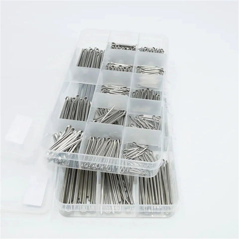 All Purpose Cotter Pin Set Kit 304 Stainless Steel U And R Shape Split Pins For Cars And Trucks Auto Repair Assorted Sizes