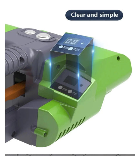 Fully Automatic Handheld Steel Strapping Machine With One Key Portable Electric Baler Kit Creating Strong Seals Without Tools, green