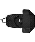 Front Seat Dog Car Cover for Cars Trucks and SUVs Waterproof Nonslip Easy Clean 4 Layer Quilted Seat Protector shown laid flat.