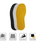Black Rubber Soles Replacement For Shoes DIY Repair Kit With Anti Slip Particle Pattern durable non slip soles in assorted colors