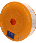 Heavy Duty Clear Polyurethane Air Hose For Pneumatic Air Compressors 200 Meter Length on orange spool with visible tubing reels.