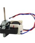 Smooth Operator YJ48 220V AC Asynchronous Motor for HVAC fans with keyed shaft and wires for easy installation.
