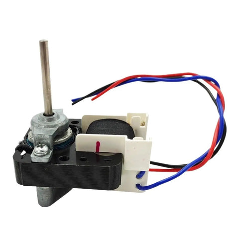 Smooth Operator YJ48 220V AC Asynchronous Motor for HVAC fans with keyed shaft and wires for easy installation.