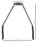 Heavy Duty Bike Wall Mount With EVA Foam Padding And 50lb Capacity, Fold Up Garage Bike Rack dimensions and design