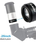 0.5x Telescope Focal Reducer For 1.25 Inch Eyepieces With M28x0.6 Threads On Both Sides next to telescope setup