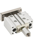 Knockout Quality Three Axis Air Cylinder With Adjustable Stroke And Smooth As Butter Operation For Industrial Automation Projects 16Mm Or 25Mm Bore Ready To Roll - silver aluminum pneumatic actuator.