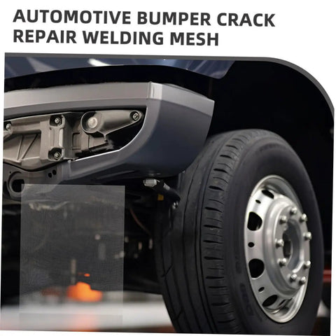 15-Piece Stainless Steel Bumper Repair Mesh Kit For Welding And Reinforcement shown for car bumper fix