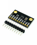 ICM20948 9 Axis Motion Tracking Sensor Module With Gyroscope Accelerometer And Magnetometer For I2C Use Perfect Pick For Developers Robotics Buffs And Gaming Gear black PCB with pin header