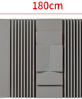 Premium Thick Acoustic Panels 2-Pack Soundproof Foam Tiles for Studio Recording and Home Office with Killer Noise Reduction and Echo Control to Make Your Space Look Fresh and Rock Solid in Gray, 180cm x 90cm.