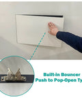 Rock Solid Invisible Drywall Access Panel Kit Featuring Slick Steel Build And Effortless Press To Pop Opening for quick access.