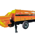 Heavy Duty Concrete Transfer Pump For Construction Sites Built Tough To Move Slurry Fast With Gate Valve, Delivery Equipment, And Custom Pipeline Extensions For Logistics Parks And Warehouse Projects Pro Grade on wheeled frame