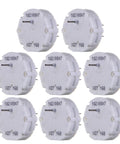 8 Pack Gauge Cluster Stepper Motors X27 168 For Instrument Repair And Speedometer Fix, round white motors for cars and trucks dashboard