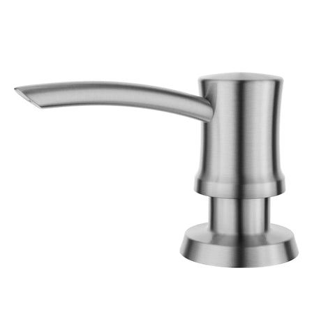 Multi Purpose Kitchen Soap And Lotion Dispenser In Spot Free Stainless Steel With A 17 Oz Capacity And Durable Brass Pump Close-up