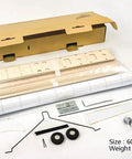Unassembled Balsa Wood RC Airplane Kit With 40 Inch Wingspan For Adults And Hobbyists Includes Airframe Motor Prop ESC Servo