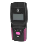 Jiawu Wall Scanner Precision Machined Electronic Stud Finder with LCD Display for Homeowners and Professionals 185 X 85 X 33mm side view showing buttons and LCD