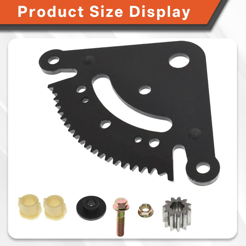 Steering Sector And Pinion Gear With Bushings Replacement Direct Fit Bolt On Ready For John Deere D130 D140 D150 D160 D170 1GXD110E Fits Lawn Tractors Easy Install Heavy Duty Upgrade Compatible With Select D Series LA100 LA105 LA110 LA120 LA125