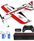 Ready To Fly RC Airplane With 3D Fixed Wing 580mm Wingspan Durable EPP Body, remote, batteries, and carrying case