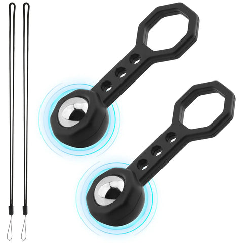 Two Piece Magnetic Stud Finder And Heavy Duty Magnet Scanner With Rock Solid Grip For Drywall Wood And Ceramic Tile Delivering No Sweat Metal Detection Through Walls Using Handy Lanyard Loop Tool
