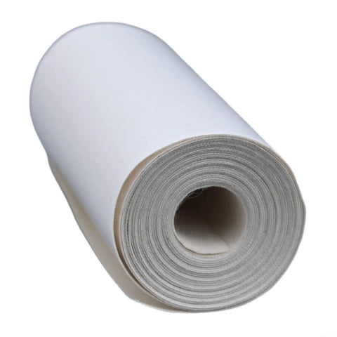Roll of beige peel-and-stick nylon repair tape, 6x200 cm, for tents, jackets, and sleeping bags, waterproof, no sewing needed.