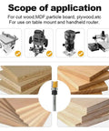 High Octane Half Inch Carbide Flush Trim Router Bit With Top Bearing Quarter Inch Shank Anti Kickback Design for cutting wood, MDF, and plywood.