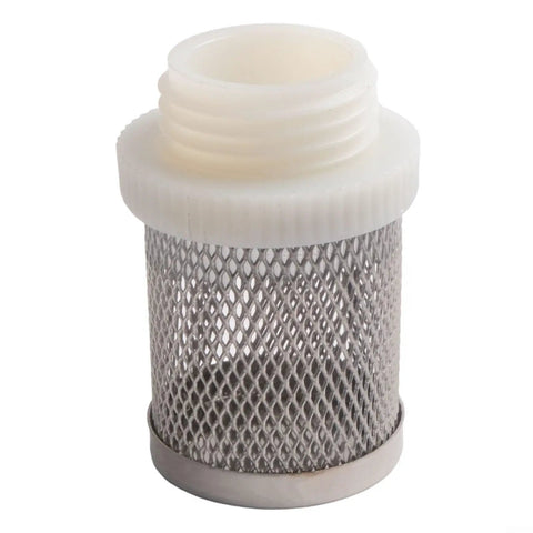 Stainless Steel Pump Suction Strainer Basket With Plastic Threaded Connector Hose Filter for garden irrigation systems.