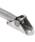 Close-up of Bad Boy 2 Pack Hatch Support Springs 304 Stainless Steel 8 1/4 Inch Heavy Duty Lid Struts with spring mechanism.