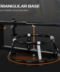 Heavy Duty Tire Change Stand Kit For 16 To 24 Inch Tires Easy Leverage Bead Breaker with black steel frame visible