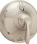 Chelsea Pressure Balance Diverter Shower Valve Trim in Brushed Nickel Finish, Valve Not Included, Compatible With CPV-P-DV Valve System