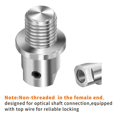 Lathe Headstock Spindle Adapter Converts Five Eighths Inch Shopsmith Internal Thread To One Inch Eight TPI External Thread Display