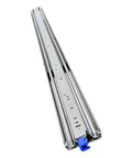 Side view of Industrial Strength Heavy Duty Drawer Slides With Lock Full Extension Ball Bearing Rails For RVs Trucks And Cabinets 72 Inch Length