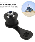 Ultimate Chain Tensioner Roller Pulley Kit For Mini Bike Atv 50-250cc Motorcycles And Off-road Dirt Pit Bikes To Keep Your Drive Tight Prevent Slippage and Ensure Maximum Safety On All Your Adventures. Black chain tensioner roller pulley with metal bolt for 50-250cc ATV dirt bikes.