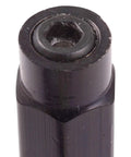 Heavy Duty Seven Piece Transfer Screw Kit With Solid Handle And Six 3/8 Inch 16 Thread Inserts top view of hex insert.