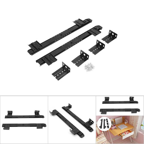 Level Up Your Workstation Game With This Sweet 2 Pack 14 Inch Keyboard Slide Drawer Rails Crafted From Heavy Cold Rolled Steel.