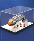 Clear Dustproof Acrylic Display Box For Lego 76232 Airship Model Pro Display Case