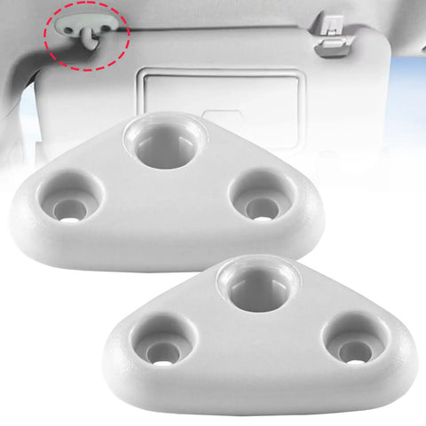 Subaru Sun Visor Mount Clip Replacement Kit 2 pieces showing the visor clip detail for Forester 2008-2018 installation