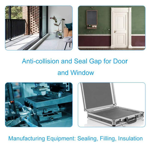 Kick Those Stubborn Drafts With Heavy Duty Foam Seal Tape For Doors And Windows Soundproof Weather Stripping Single Sided Cushioned Gap Filler Blocks Chill Air And Hiss 3 8 By 3 16 2 Rolls used on sliding doors and windows to prevent air leaks.