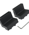 2 Pack Barn Door Stopper Set With Hex Wrench, Roller Stopper And Track Limiters For Track Width 1.57 Inch And Thickness 0.24 Inch