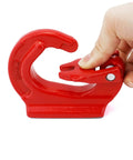 2 Ton Heavy Duty Alloy Steel Lifting Hook Weld On Anchor Hook With Protective Red Coating For Wrecker Crane And Tractor