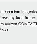 Installed Space-Saving Compact Soft-Close Hinge With Blumotion, 105 Degree Swing, Five-Eighths Overlay, Screw-On Mount