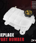 Coolant Reservoir Tank With Cap for Buick Encore and Chevy Trax 2013 to 2021 1.4L 1.8L Engine Replacement
