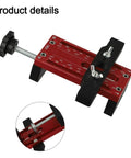Heavy Duty Cabinet Door Positioner Clamp, Adjustable Aluminum Alloy Vertical Installation Tool for precise alignment.