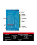 HBS57H servo driver for NEMA 23 closed loop stepper motor, 24-80V, 3A encoder control