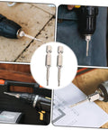 Top Rated 1 Set Triangle Screwdriver Bit Kit With Magnetic Precision Heads For Electric And Pneumatic Tools Perfect For AC Units, Computers, Dirt Bikes, And Chainsaws To Nail Any Tight Job Smoothly. Steel triangle bits in drill and driver use