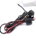 Universal Heated Steering Wheel Kit For Cars No Fuss DIY Winter Warm Pad With Blue Lamp Switch 12V Hand Warmer wiring components