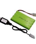 9.6V 2000mAh NiMH 8 Cell AA Battery Pack With Standard Tamiya Connector For RC Cars Trucks Tanks And Other RC Rigs USB Charging Cable Included