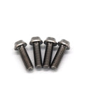 Rearsets Universal Replacement Bolts And Screws Titanium Alloy M8 By 25mm One Point Twenty Five Pitch Hex Allen Socket Head Pack Of 4 In Titanium Gray For Motorsport Race Ready Aerospace And Marine Applications