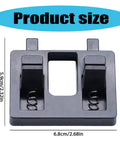 Heavy Duty Wire Welding Holder Clamp With High Temp Resistant ABS Base. Size 6.8cm x 5.9cm for secure cable grip.