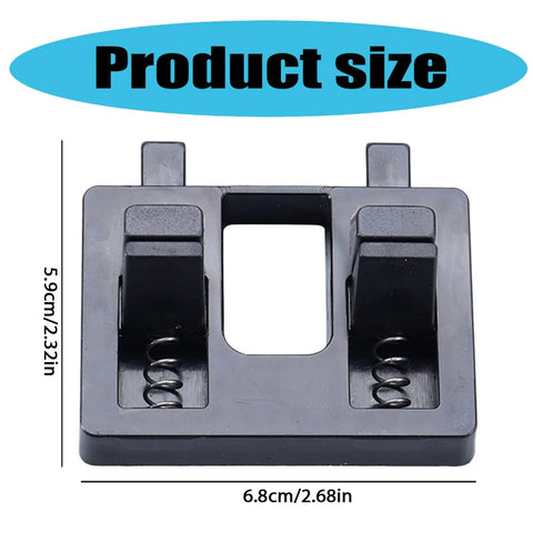 Heavy Duty Wire Welding Holder Clamp With High Temp Resistant ABS Base. Size 6.8cm x 5.9cm for secure cable grip.