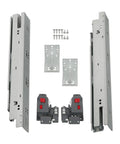 Pair Of 15 Inch Undermount Soft Close Drawer Slides With 3D Adjustable Lock Device For Smooth Quiet Operation Precise Alignment