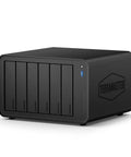Kickass Five Bay Network Attached Storage Rig Built With Snappy Intel Core I3 Processor And Bountiful Eight Gigs Ddr5 Ram For Seamless Video Swapping And Lightning Fast Nvme Drives, showing front view.